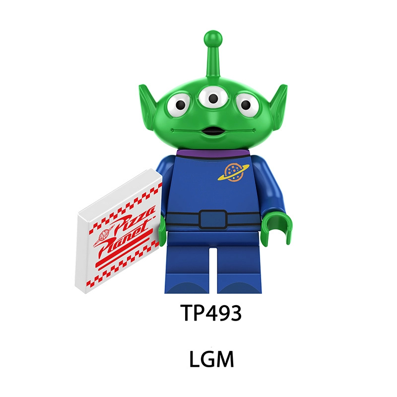 Toy Story Cartoon Minifigs Woody Buzz Lightyear Jessie Bo Peep Andy Alien Building Block Compatible Brick Toys Children Gifts TP1060