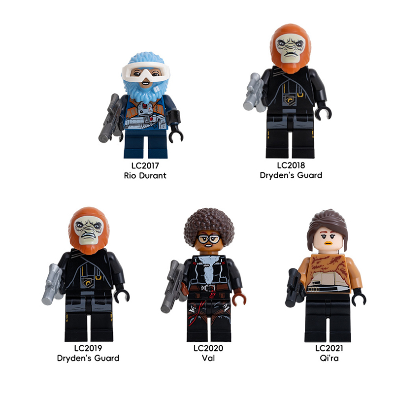 Star Wars Rio Durant Dryden's Guard Minifigs Building Block Val Qira Model Solider Collection Toy Gifts Compatible LC2017-2021