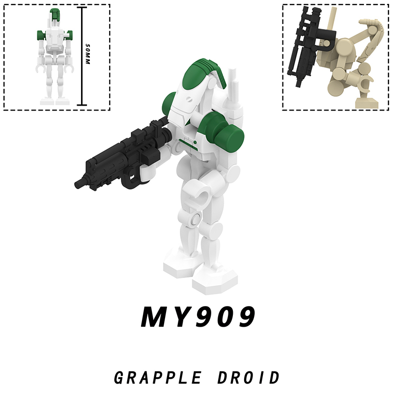 Star Wars Galaxy Battle Droid Building Block Sci-Fi Command Droid Robot Trooper Minifigs Collectible Toy Children Gifts MY906-910