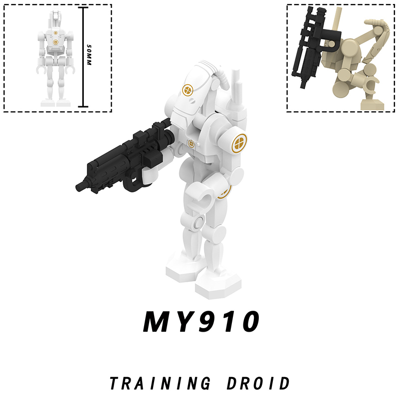 Star Wars Galaxy Battle Droid Building Block Sci-Fi Command Droid Robot Trooper Minifigs Collectible Toy Children Gifts MY906-910
