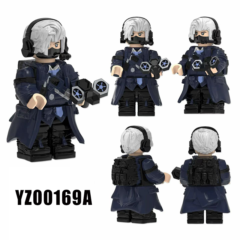 Delta Ops Special Forces Luke Everly Echo Military Minifigs Building Blocks Soldier Team Weapons Gear Model Toy Gift Kids YZ00169-171 YZ00176