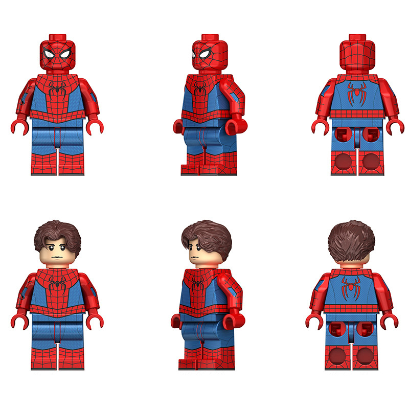 Marvel Spider Hero Building Inspired Superhero Anime Collection DC Comics Brick Character Gift Fans Kids Toys R3301