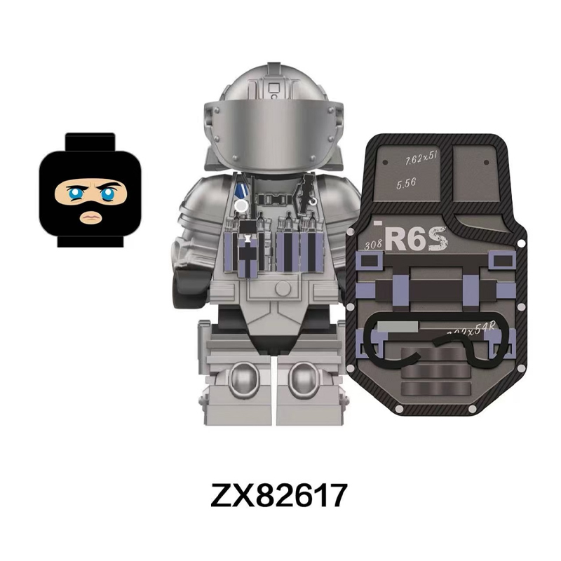 Delta Operations Cryo Specialist Minifigs Building Block Soldier Toy Tactical Liquid Nitrogen Operator Custom Military Toys Gifts ZX82615 ZX82617 ZX82620