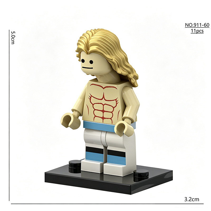 Norway Football Haaland Building Block World Cup Soccer Player Minifigs Collectible Toy MOC Display Model Sports Fan Gift 911-60