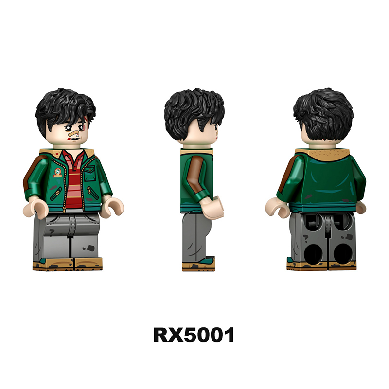 Gao Qiqiang Minifigs Building Block Chinese Crime Drama Character Collectible Toy MOC Gifts Model Compatible RX5001 RX5002
