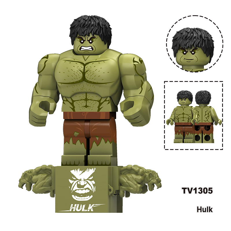 Marvel Spiderman Mister Negative Punisher Minifigs Building Block Hulk Tarantula Superhero DC Comics Toy Fans Gift TV6237