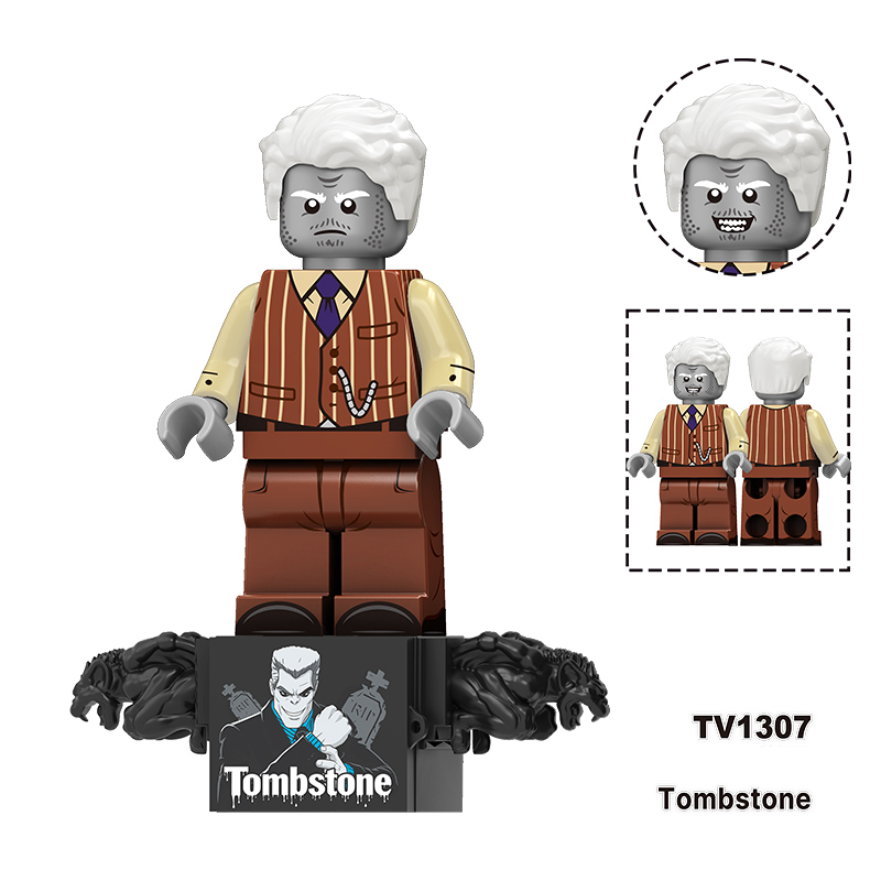 Marvel Spiderman Mister Negative Punisher Minifigs Building Block Hulk Tarantula Superhero DC Comics Toy Fans Gift TV6237