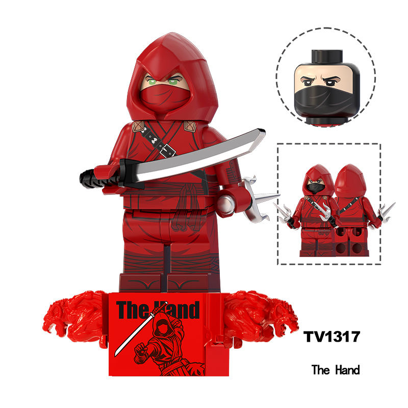 Marvel Spiderman Boomerang Punisher Minifigs Building Block Hulk Hand Superhero DC Comics Toy Fans Gift TV6238