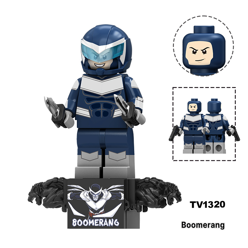 Marvel Spiderman Boomerang Punisher Minifigs Building Block Hulk Hand Superhero DC Comics Toy Fans Gift TV6238