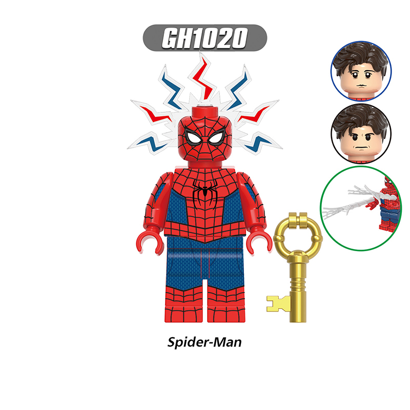 Marvel Spider SuperHero Spider-Man Boomerang Punisher Minifigs Building DC Comics Armor Scorpion Gift Fans Kids Toys G0231
