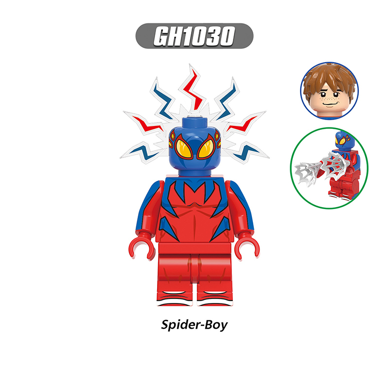 Marvel Spider SuperHero Spider-Boy Hellfire Gala Spider-man Minifigs Building DC Comics Peter B Parker Gift Fans Toys G0232