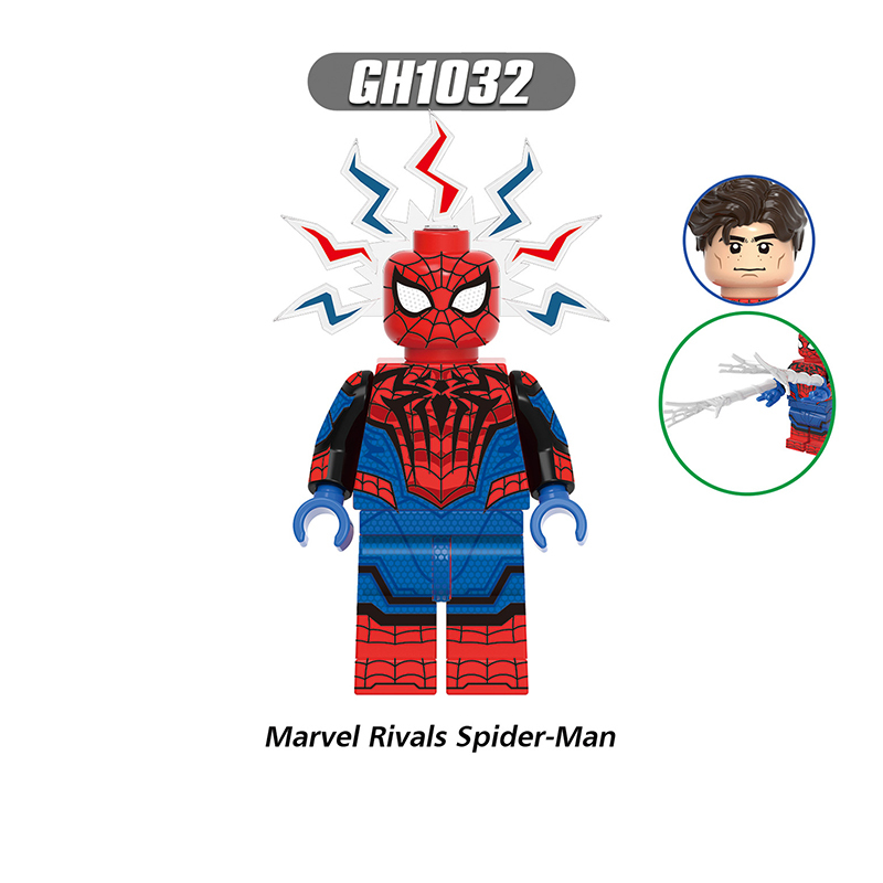 Marvel Spider SuperHero Spider-Boy Hellfire Gala Spider-man Minifigs Building DC Comics Peter B Parker Gift Fans Toys G0232