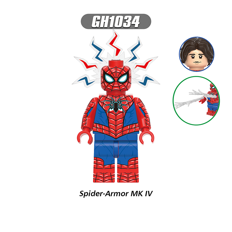 Marvel Spider SuperHero Spider-Boy Hellfire Gala Spider-man Minifigs Building DC Comics Peter B Parker Gift Fans Toys G0232