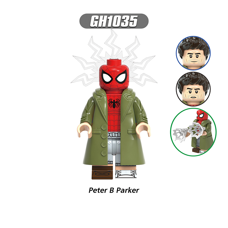 Marvel Spider SuperHero Spider-Boy Hellfire Gala Spider-man Minifigs Building DC Comics Peter B Parker Gift Fans Toys G0232