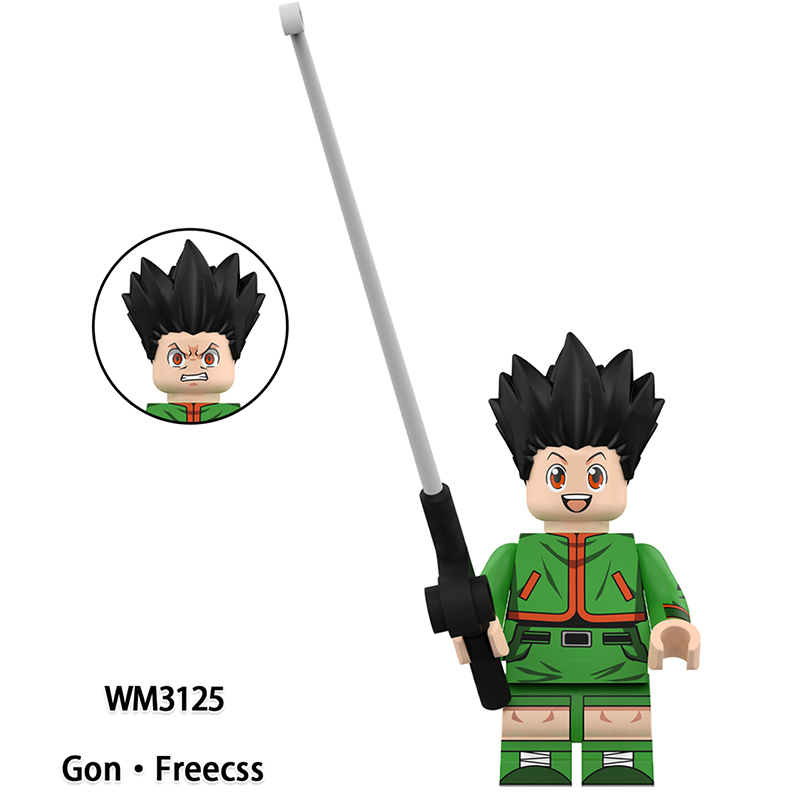 Butters Kpop Demon Hunter x Hunter Anime Minifigs Building Block Gon Freecss Aizakku Netero Character Collectible Model Toys WM6234
