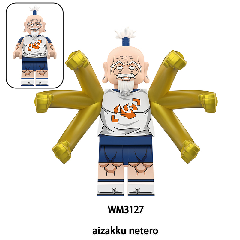 Butters Kpop Demon Hunter x Hunter Anime Minifigs Building Block Gon Freecss Aizakku Netero Character Collectible Model Toys WM6234