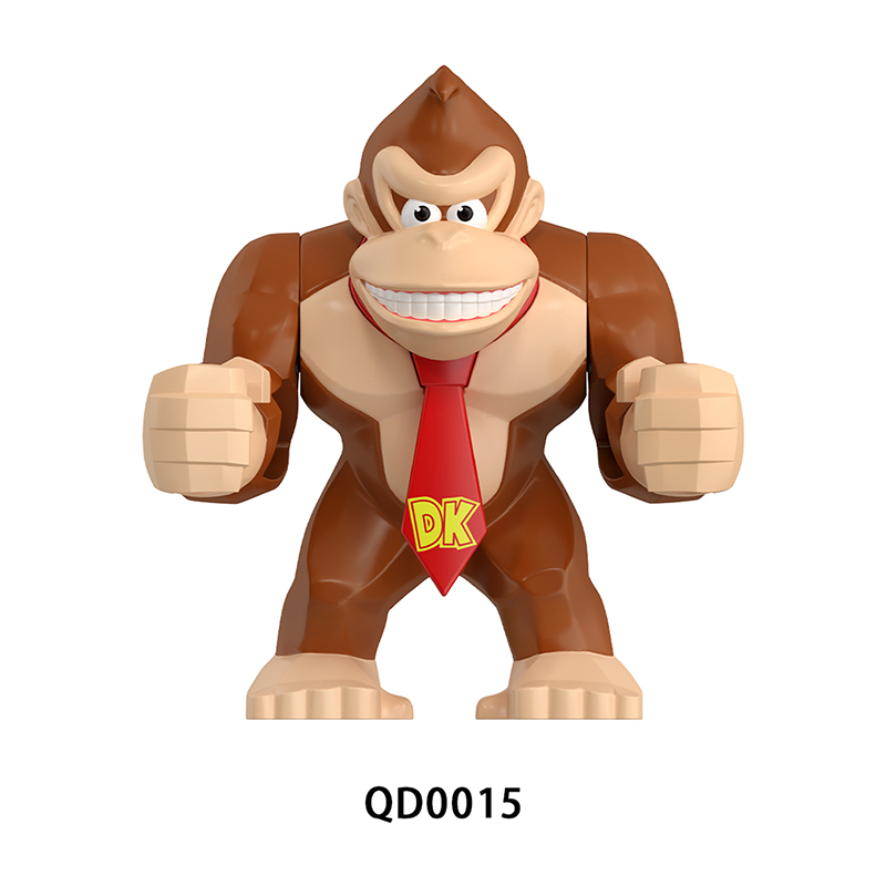 Animal Series Gorilla Minifigs Building Blocks Scar Kin Weapon Helmet Gun Peter Jackson's King Kong Toys Children Gifts Boys QD0014-0018