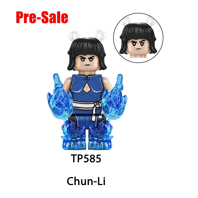 Street Fighter Building Block Ryu Chun-Li Ken Zangief Minifigs M Bison Guile Classic Fighting Game Characters Toys Fans Gifts TP1071