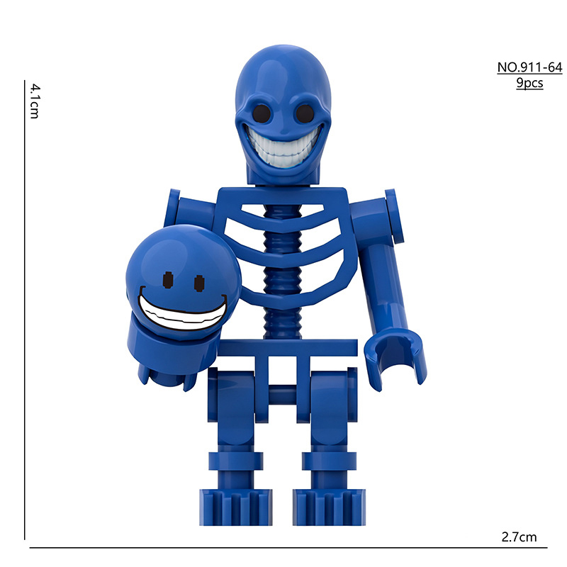 Pixel People World Game Minifigs Verity Monster Building Block Toy Character Collectible Model DIY MOC Gifts 911-61 911-62 911-63 911-64