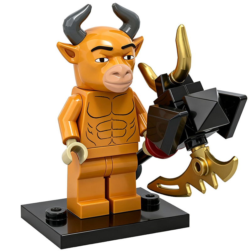 China Movie Niu Lai Cow Minifigs Building Block Chinese Animated Film Character Collectible DIY Toys Gifts 911-65