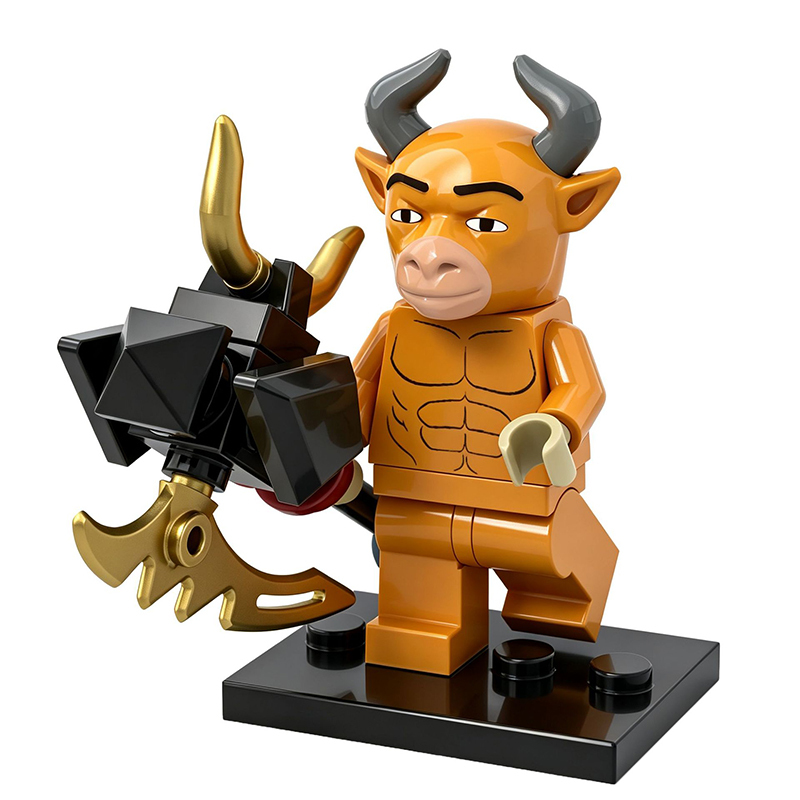 China Movie Niu Lai Cow Minifigs Building Block Chinese Animated Film Character Collectible DIY Toys Gifts 911-65