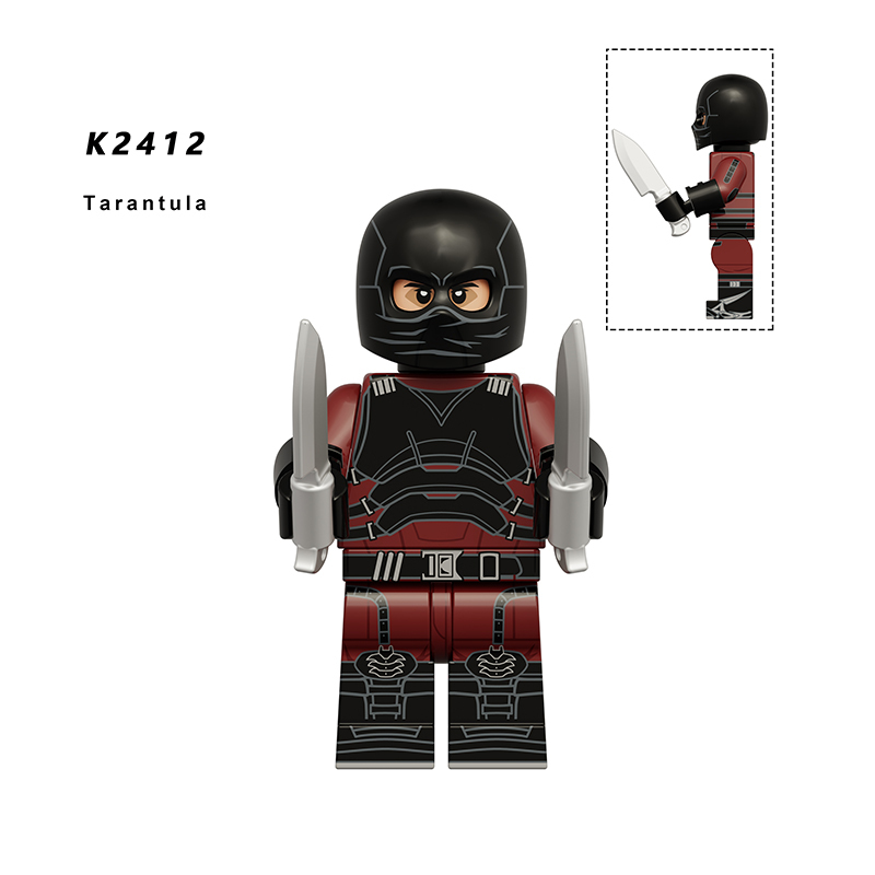 Marvel Superhero Jean Grey Tarantula Tombstone Minifigs Building Block Spiderman Scorpion Collectible Toy Fans Gifts KDL864