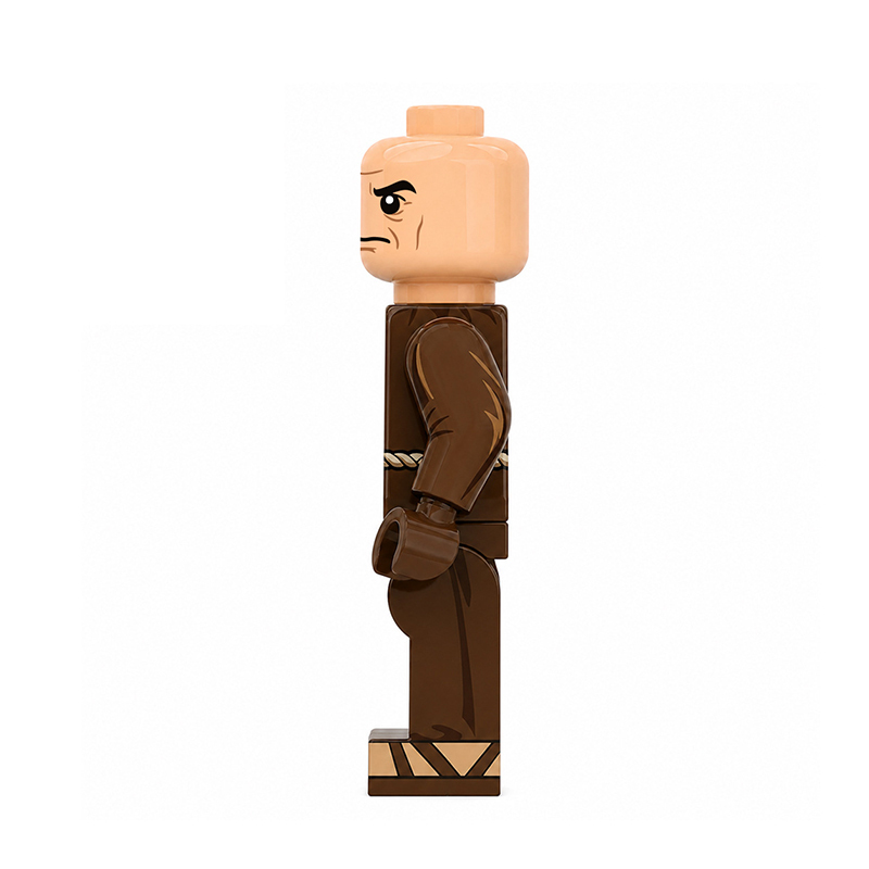 Medieval Monk Aldric Minifigs Monastery Cleric Character Religious Priest Building Block  MOC Collectible Toy Gifts Compatible