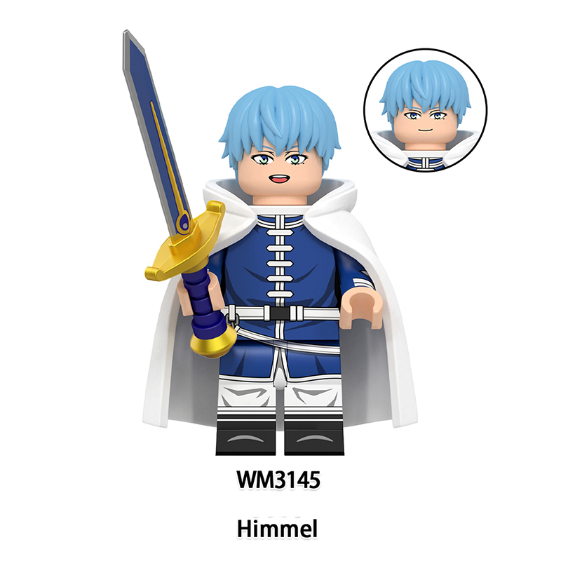 Beyond Journey’s End Mini Anime Frieren Minifigs Building Blocks Cartoon Movie Model Toys Decoration Children Gift WM6236