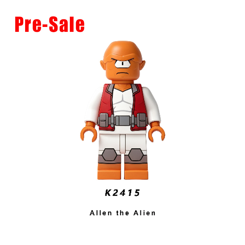 Marvel Superhero Allen the Alien Hairvincible Minifigs Building Blocks Conquest Red Speed Morphing Smith Collectible Toy Fans Gifts KDL865