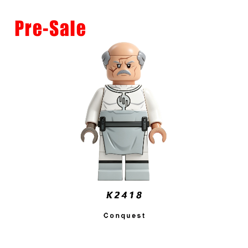 Marvel Superhero Allen the Alien Hairvincible Minifigs Building Blocks Conquest Red Speed Morphing Smith Collectible Toy Fans Gifts KDL865