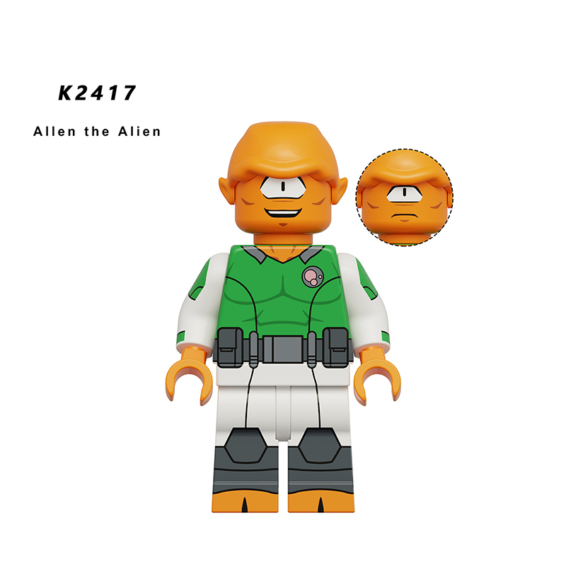 Marvel Superhero Allen the Alien Hairvincible Minifigs Building Blocks Conquest Red Speed Morphing Smith Collectible Toy Fans Gifts KDL865