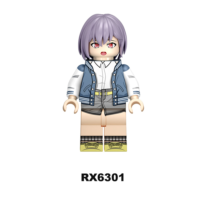 Japanese Anime BanG Dream MyGO Tomori  Minifigs Takamatsu Anon Chihaya Building Block Character Children Toy Gifts RX6301-6306