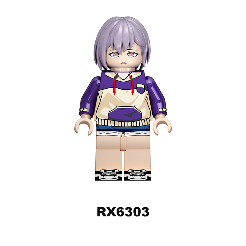 Japanese Anime BanG Dream MyGO Tomori  Minifigs Takamatsu Anon Chihaya Building Block Character Children Toy Gifts RX6301-6306