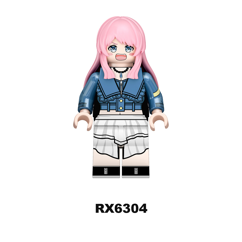 Japanese Anime BanG Dream MyGO Tomori  Minifigs Takamatsu Anon Chihaya Building Block Character Children Toy Gifts RX6301-6306