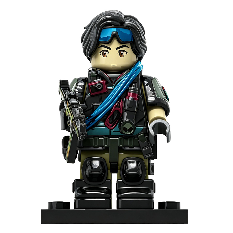 Delta Force Operations Traveler Military Dog Minifigs Building Blocks Military Tactical K9 Soldier Children Toy Compatible Bricks 911-66