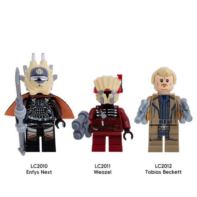 Star Wars Enfys Nest Weazel Minifigs Building Block Tobias Beckett  Model Solider Collection Toy Children Gifts LC2010-2012