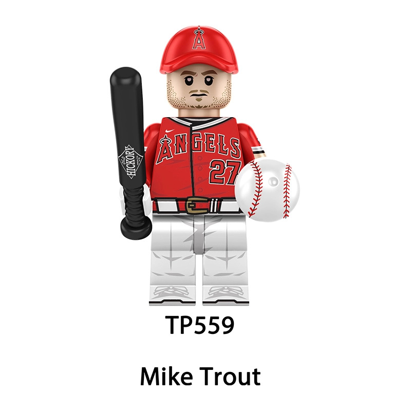 Japanese Baseball Superstar Shohei Ohtani Minifigs Building Block Shohei Ohtani Aaron Witt Jr. Juan Soto Mookie Betts Toy Fans Gift TP1068