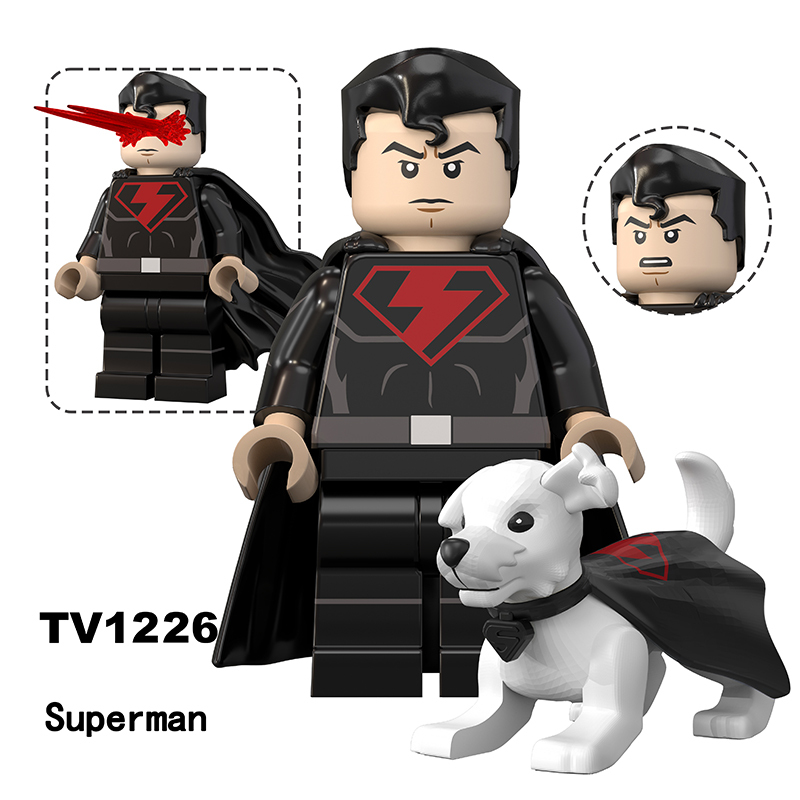 Marvel Superhero  Suoerman Supergirl Minifigs Building Block American Movie DC Comics Children Toy Fans Gift  Compatible TV6227