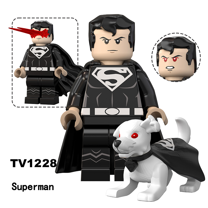 Marvel Superhero  Suoerman Supergirl Minifigs Building Block American Movie DC Comics Children Toy Fans Gift  Compatible TV6227