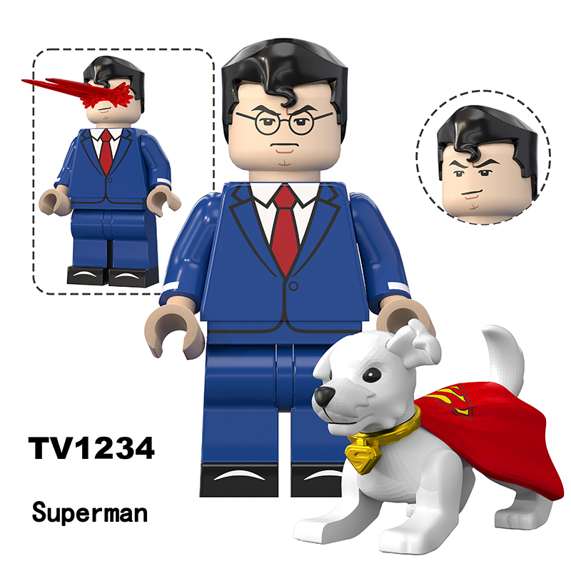 Marvel Superhero Lord Superman Superboy Minifigs Building Block Phantasm DC Comics Children Toy Fans Gift  Compatible TV6228