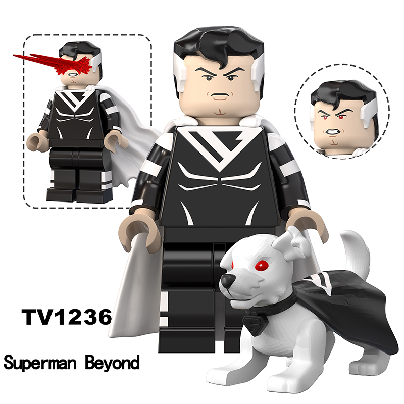Marvel Superhero Lord Superman Superboy Minifigs Building Block Phantasm DC Comics Children Toy Fans Gift  Compatible TV6228