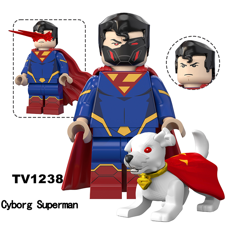 Marvel Superhero Lord Superman Superboy Minifigs Building Block Phantasm DC Comics Children Toy Fans Gift  Compatible TV6228