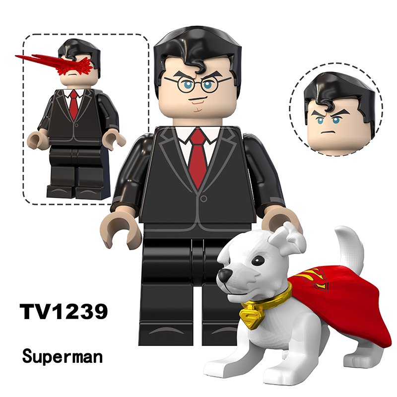 Marvel Superhero Lord Superman Superboy Minifigs Building Block Phantasm DC Comics Children Toy Fans Gift  Compatible TV6228