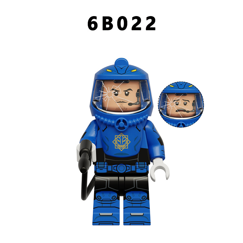 Sci Fi Bio Warrior Bricks Minfigs Space Soldier MOC Toy Compatible