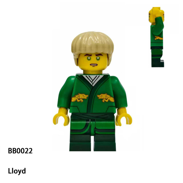 Ninjago Grimfax Minifigs Game Lloyd Minifigs Building Block Fantasy Ninja Collection Children Toy Fans Gifts Compatible BB0022