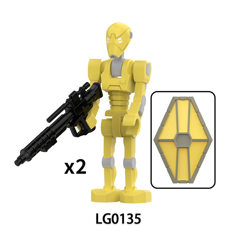 Star Wars Galaxy Battle Droid Building Block Sci-Fi Robot Trooper Minifigs Collection Toy Compatible Children Gifts  LG1019