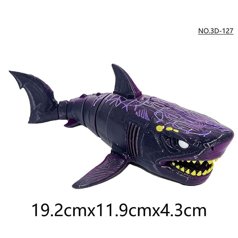 Game Subnautica Deep Sea Exploration Chaos Shark Dark Minifigs Building Blocks Mosasaurus 3D Printed Model Collectible Ocean Creature Toy Gifts 3D-126 3D-127 3D-129