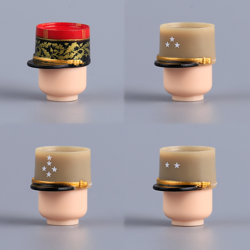 WW2 Free French Leaders Military Charles de Gaulle Building Block MTUV134-137 Accessories Historical Commander Hat Toys Gifts PJZ149-152