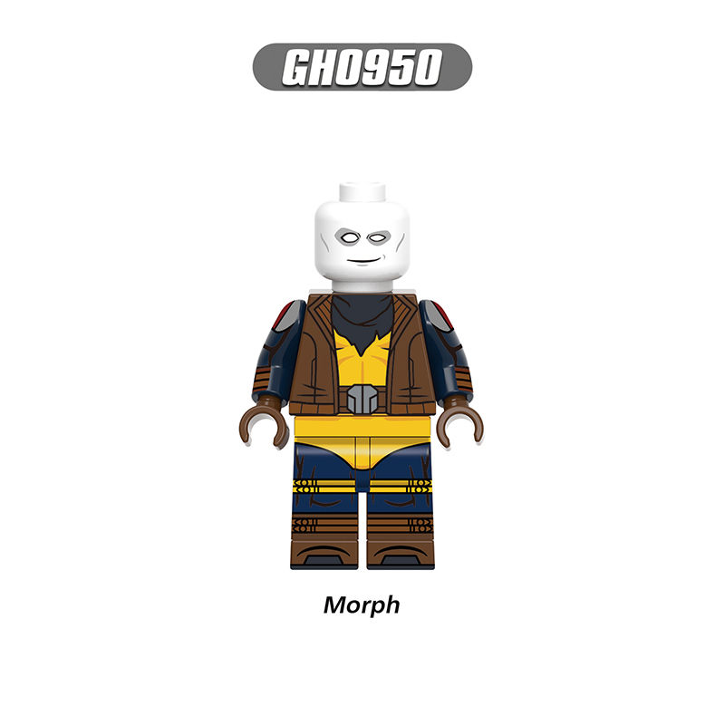 Marvel Superhero Rogue Cyclops Magneto Minifigs Building Block DC Comics Morph Wolvertine Storm Compatible Toy Fans Gifts G0222