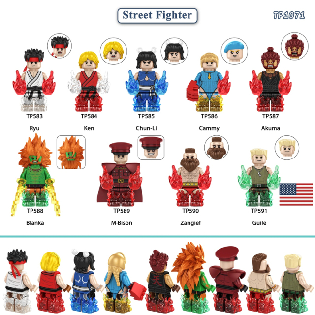 Bộ mô hình nhân vật Street Fighter